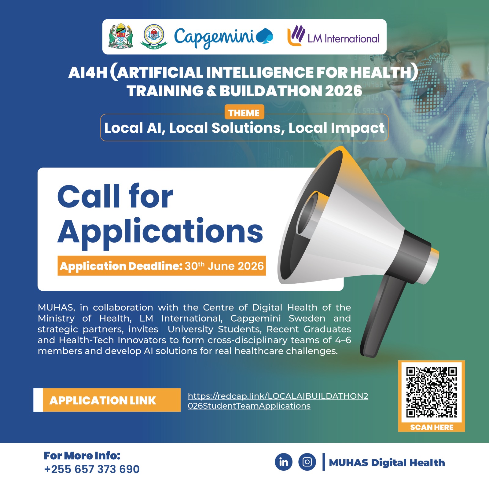 AI4H (Artificial Intelligence for Health) Training & Buildathon 2026